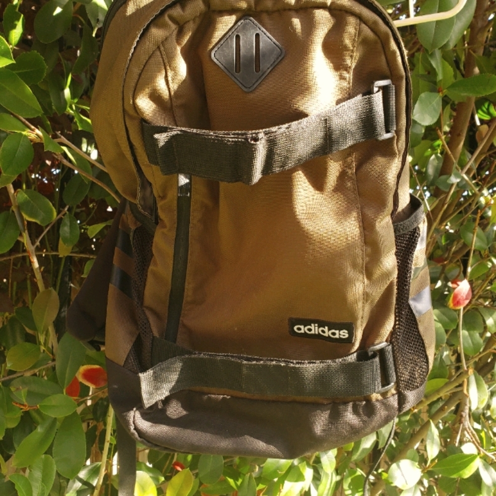 Adidas Olive green backpack